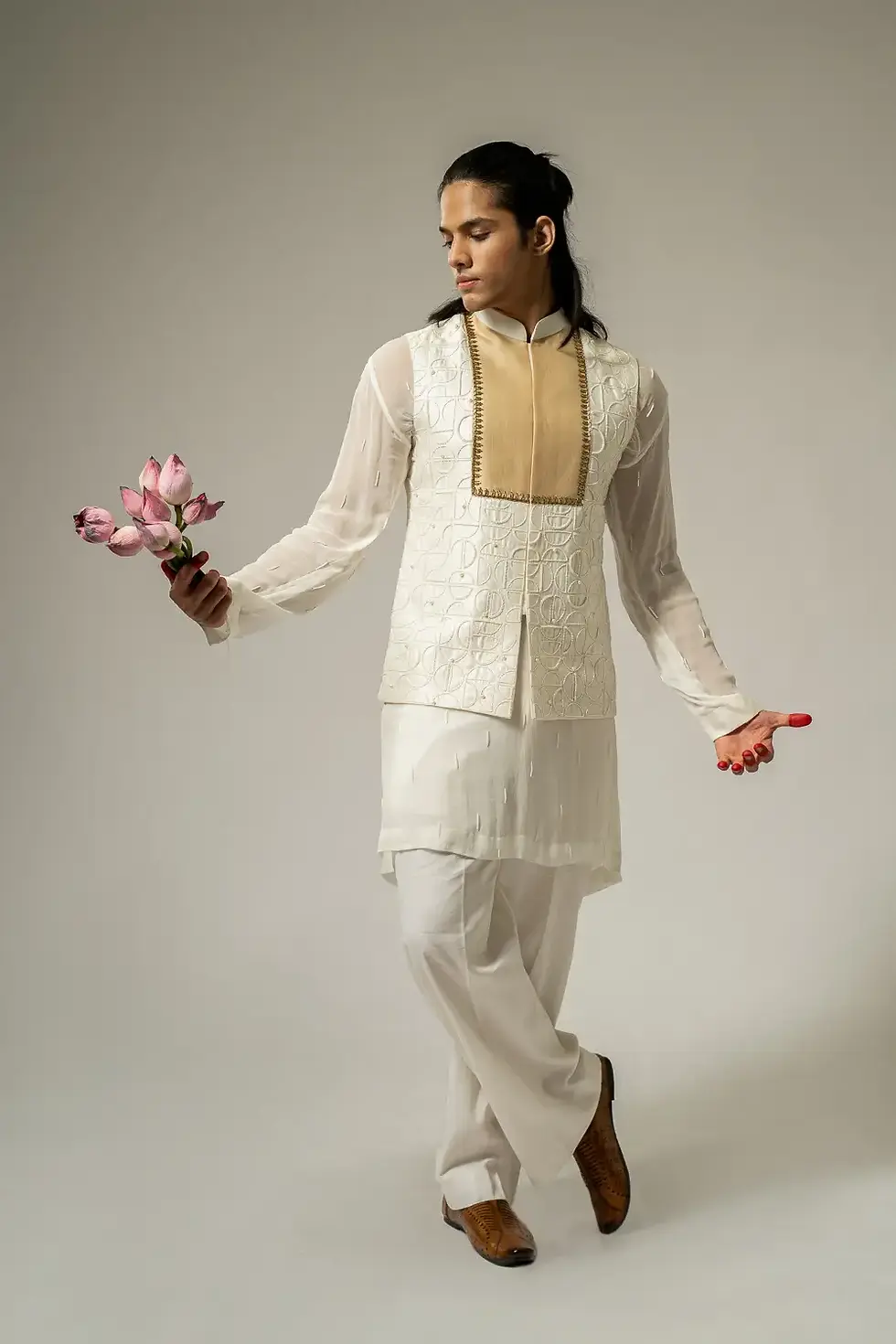 Thumbnail: Ochre Patch Bundi Semi Circle Set