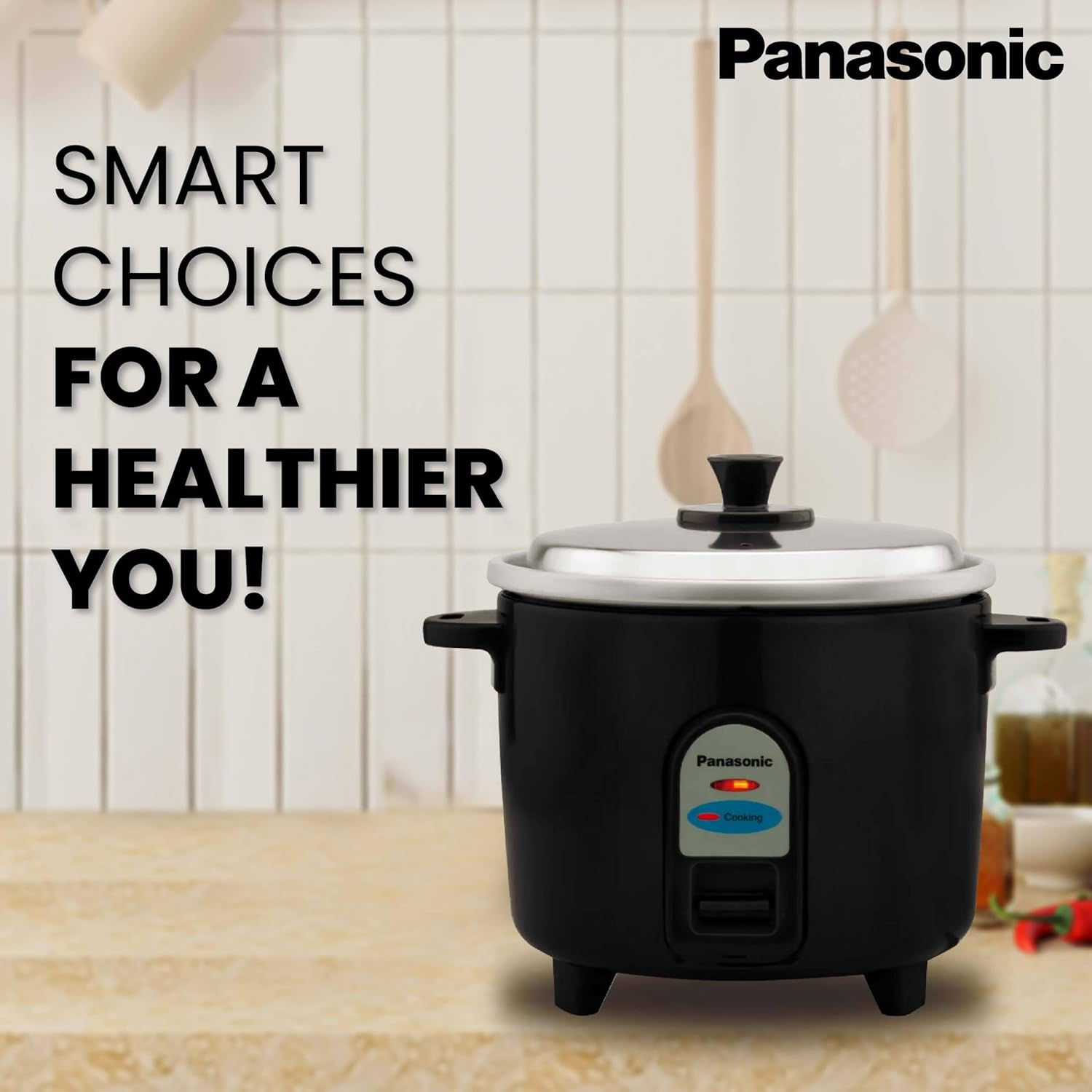 Panasonic SR-WA10E Z9 GEQ 450W Rice Cooker, Black