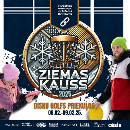 Ziemas kauss disku golfā - PIESAKIES!