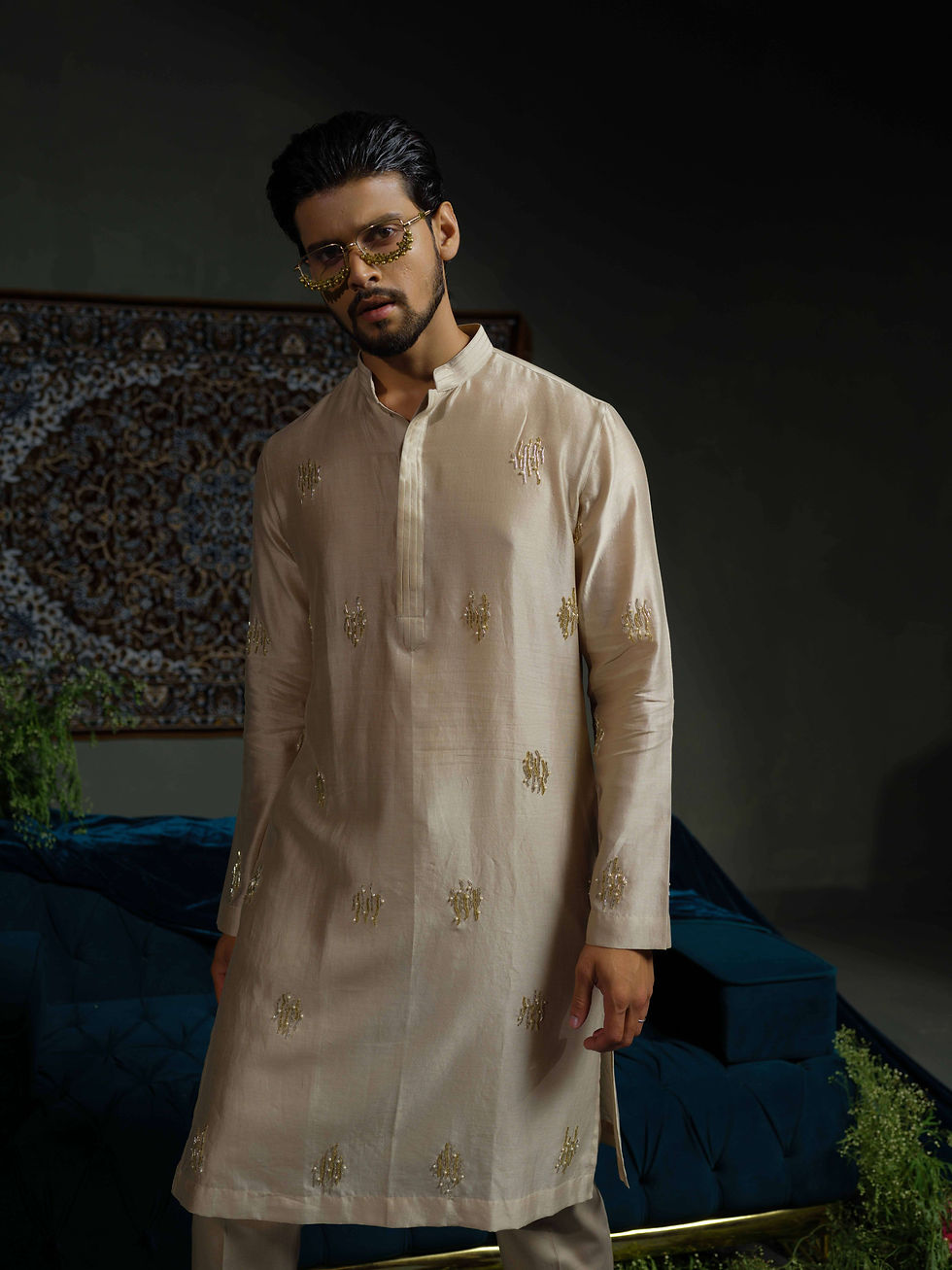 Thumbnail: Glitter Metal Kurta set