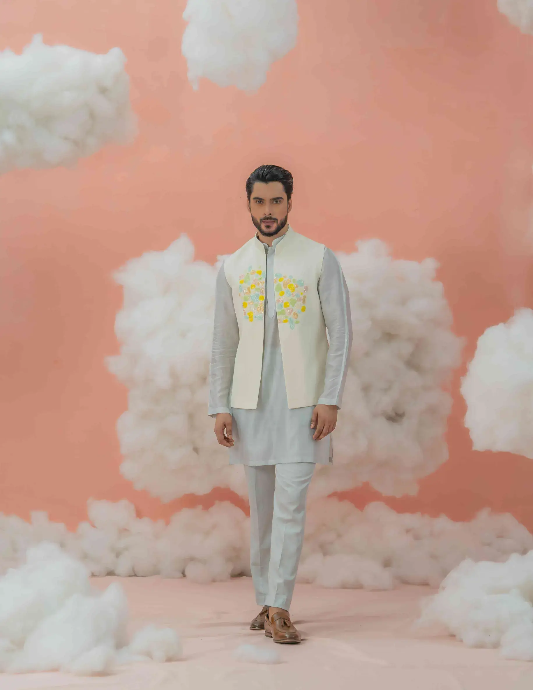 Amoeba Bundi / Nehru Jacket Set