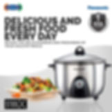Panasonic SR-G18 SUS 660W Rice Cooker- (Silver)
