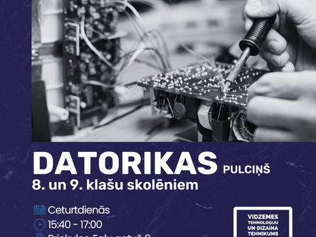 Pulciņš 8. un 9. klašu skolēniem