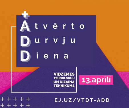 Atvērto durvju diena 13.aprīlī