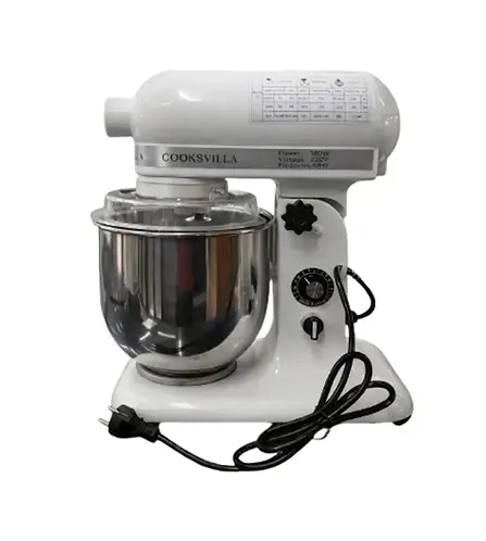 Cooksvilla Planetary Mixer 7L | 380W Commercial Stand Mixer for Bakery & Kitchen
