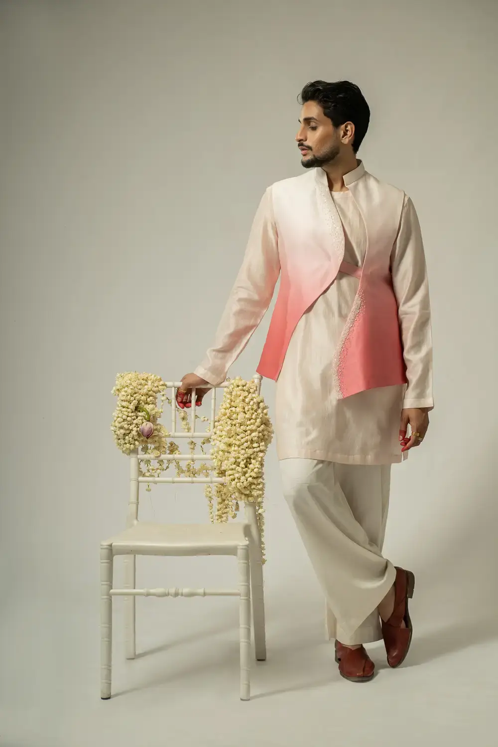 Blush Fade Bundi Set