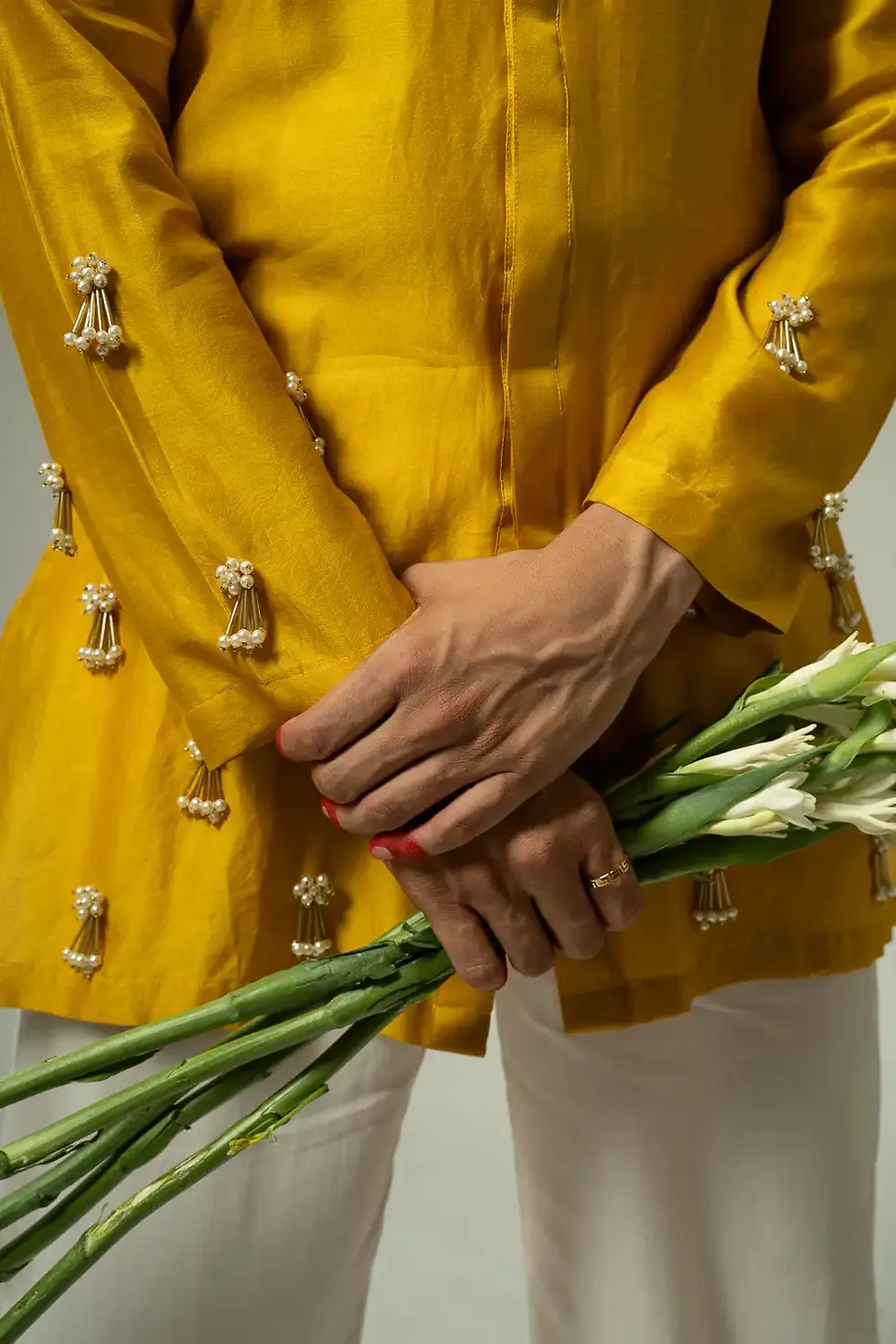 Thumbnail: Marigold Latkan Kurta Set