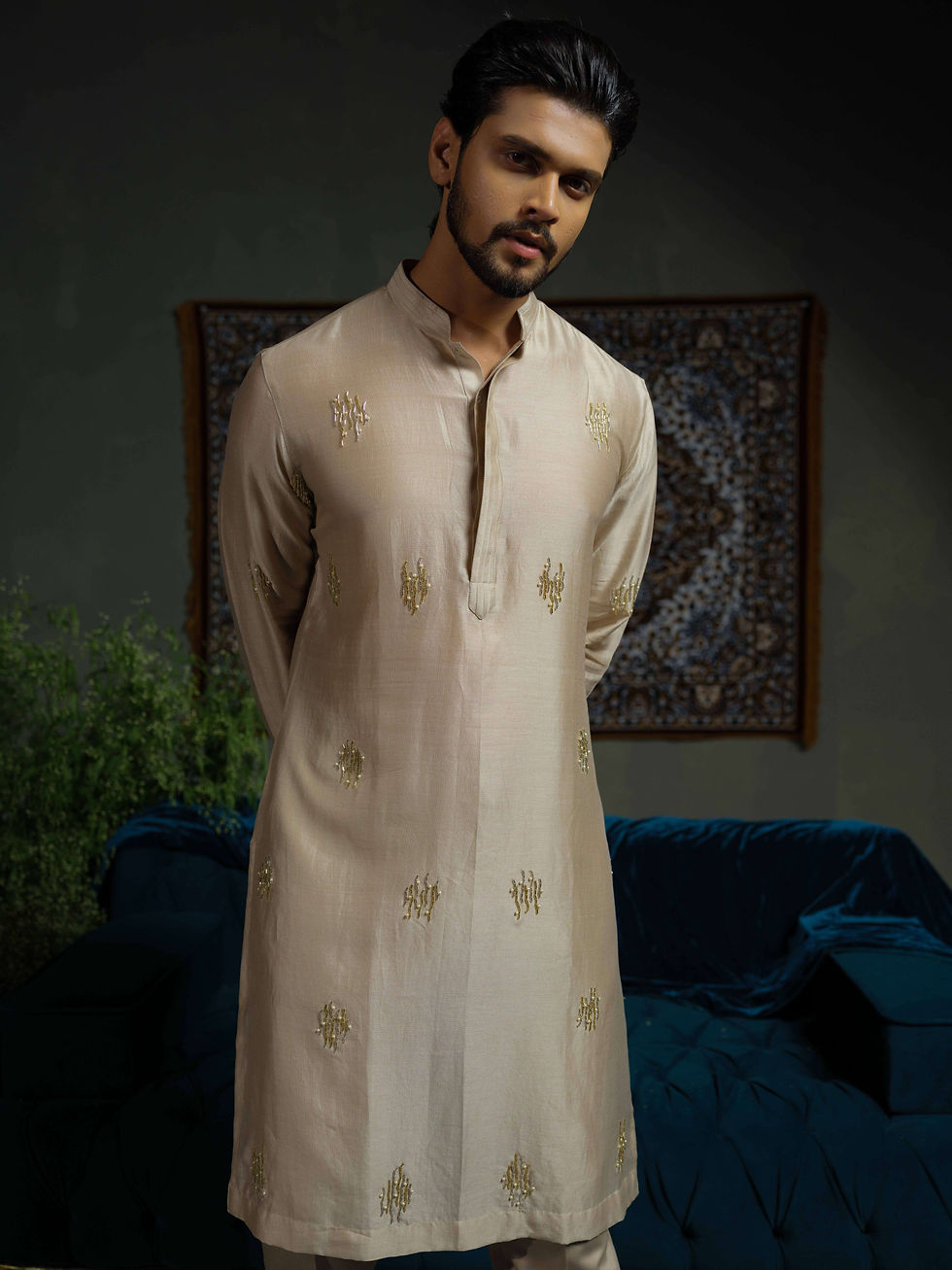 Thumbnail: Glitter Metal Kurta set
