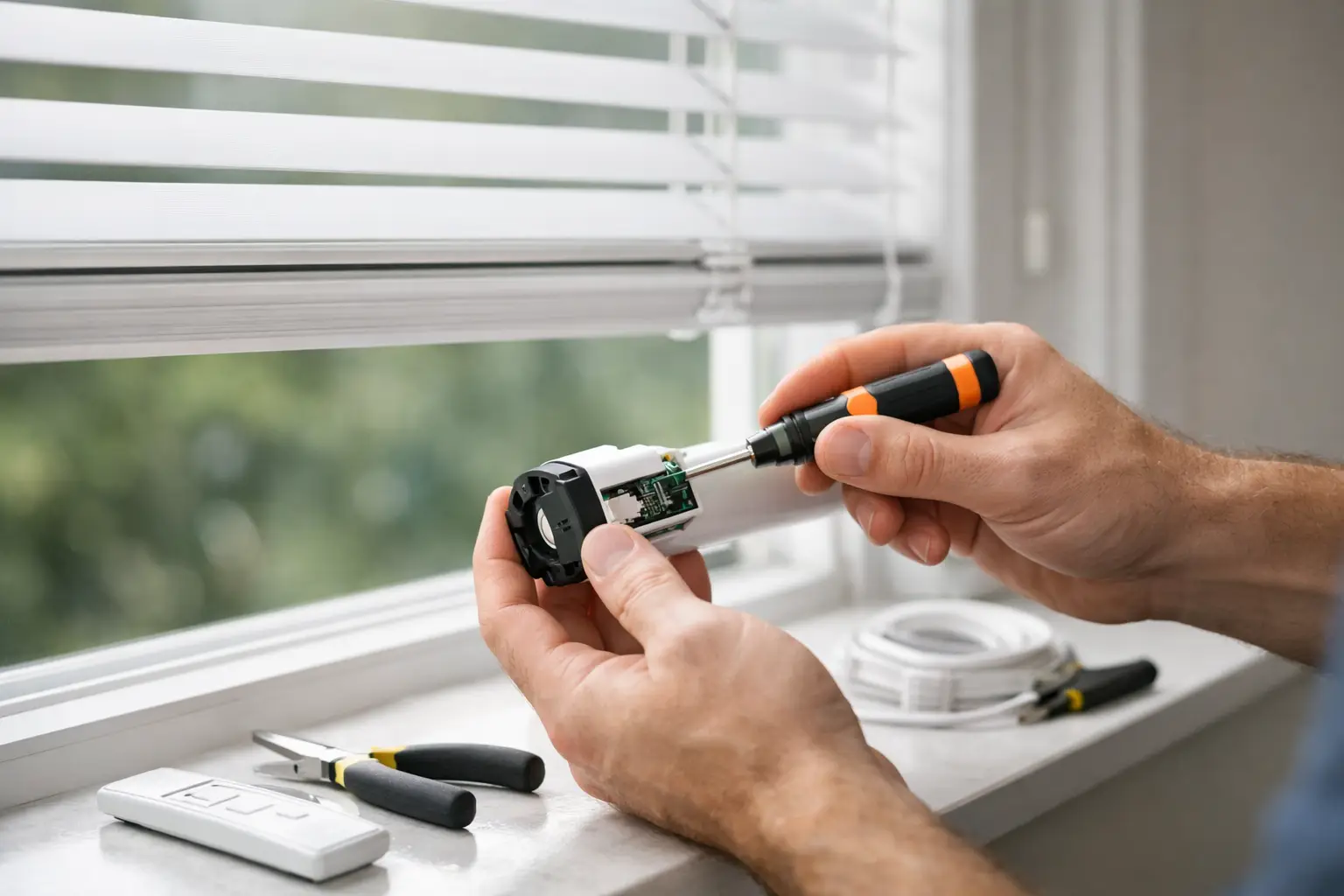 Fixing Motorised Blinds Without Losing the Finish
