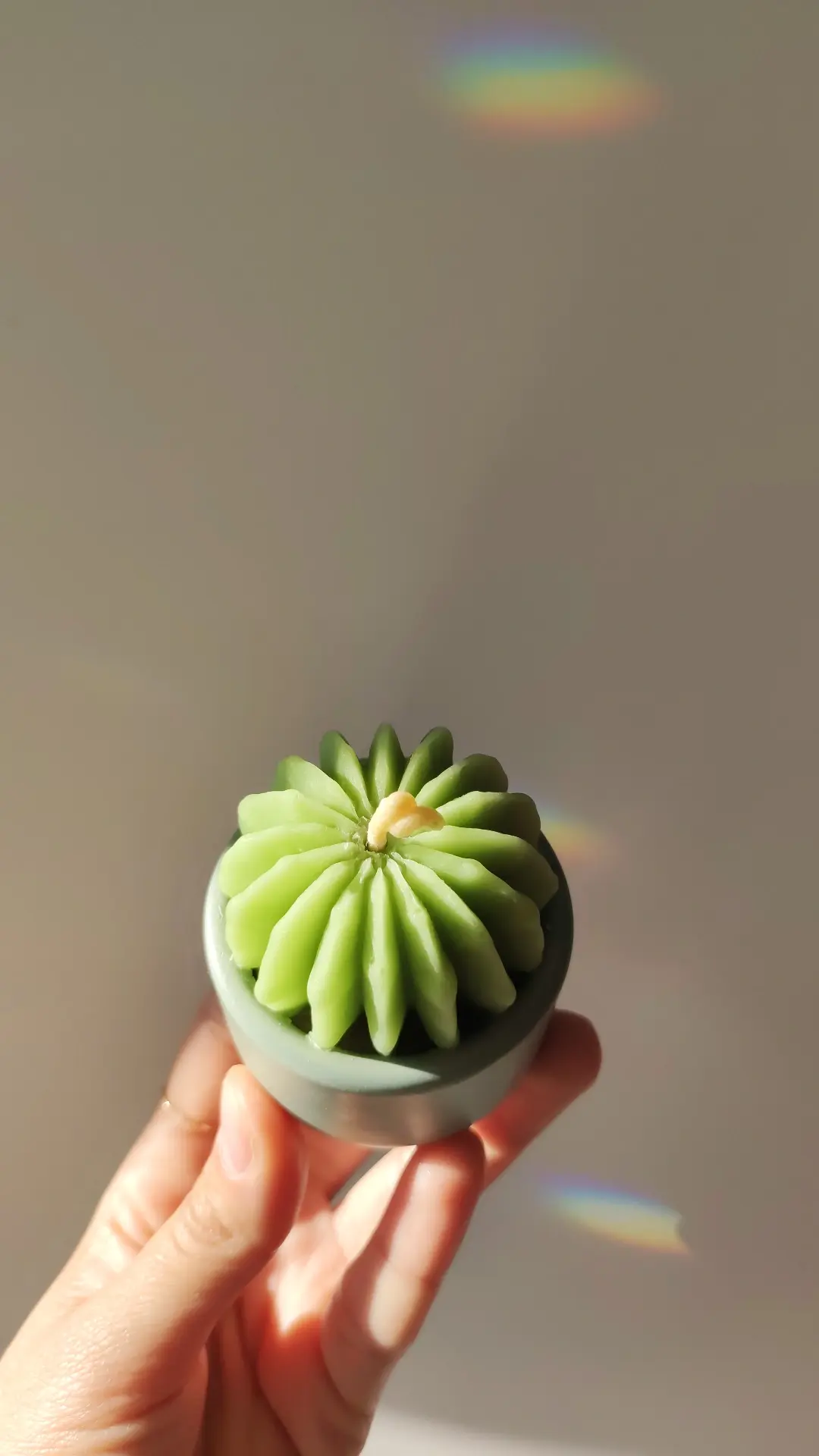 Decorative Small Cactus Candle