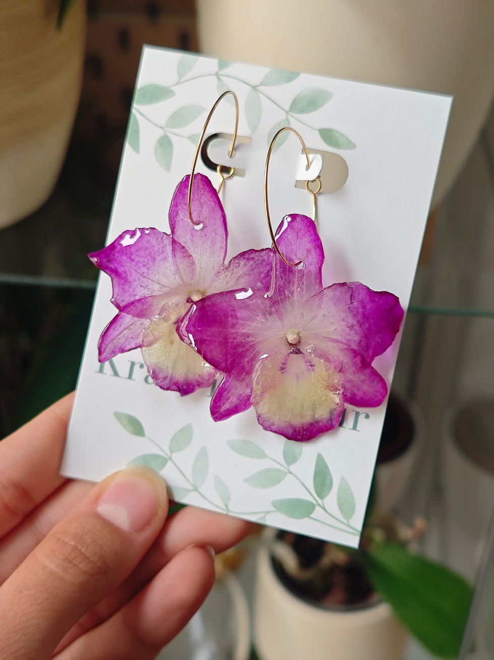 Dendrobium Nobile Orchids Hoops