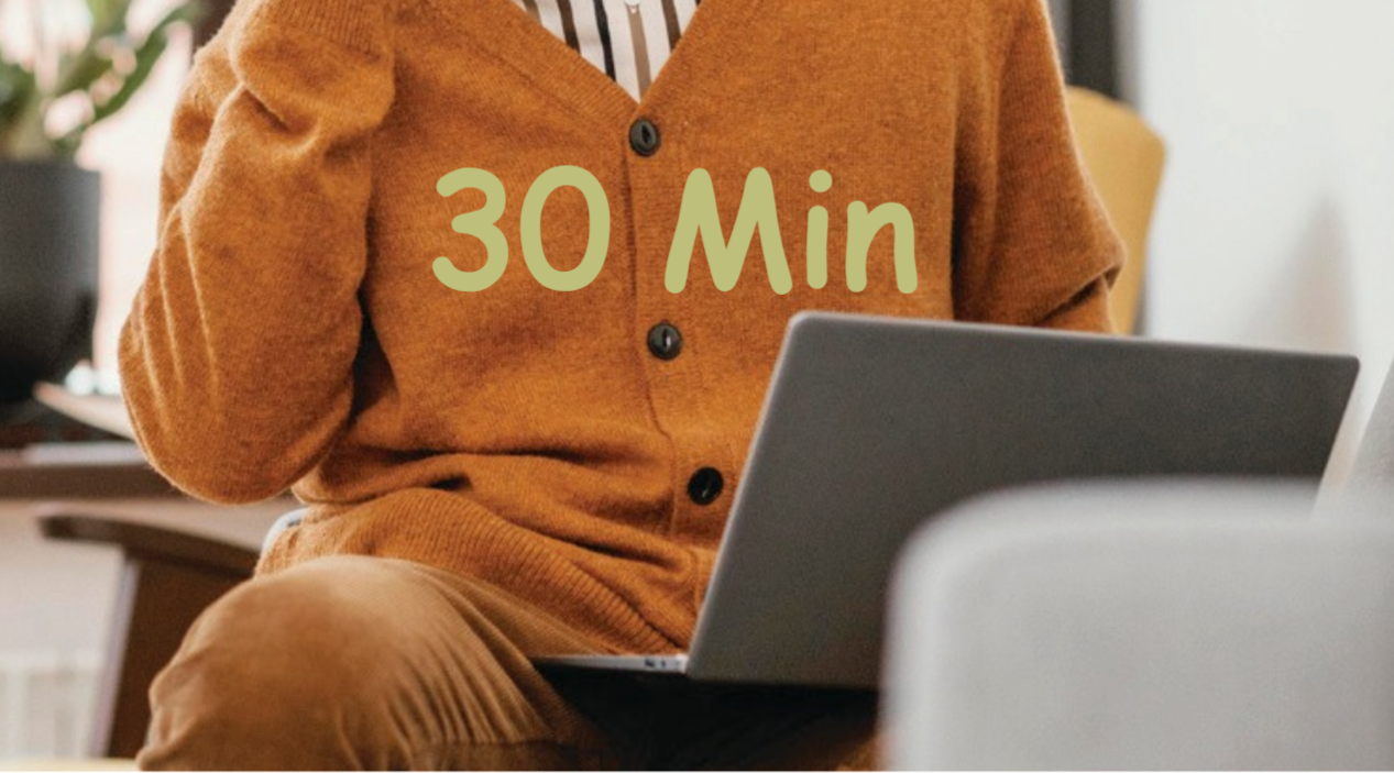 30 minute online individual counselling session