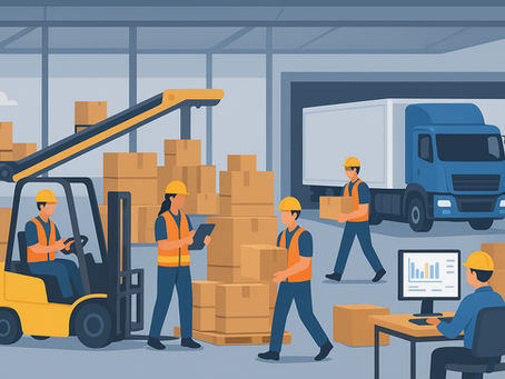 IA em Logística: Cross-Docking