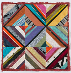 Phyllis, Small, Crossroads, Paper quilt, 22x22