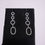 Thumbnail: Long Silver Earrings 