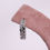 Thumbnail: Cuban-Link Silver Hoops