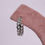 Thumbnail: Cuban-Link Silver Hoops