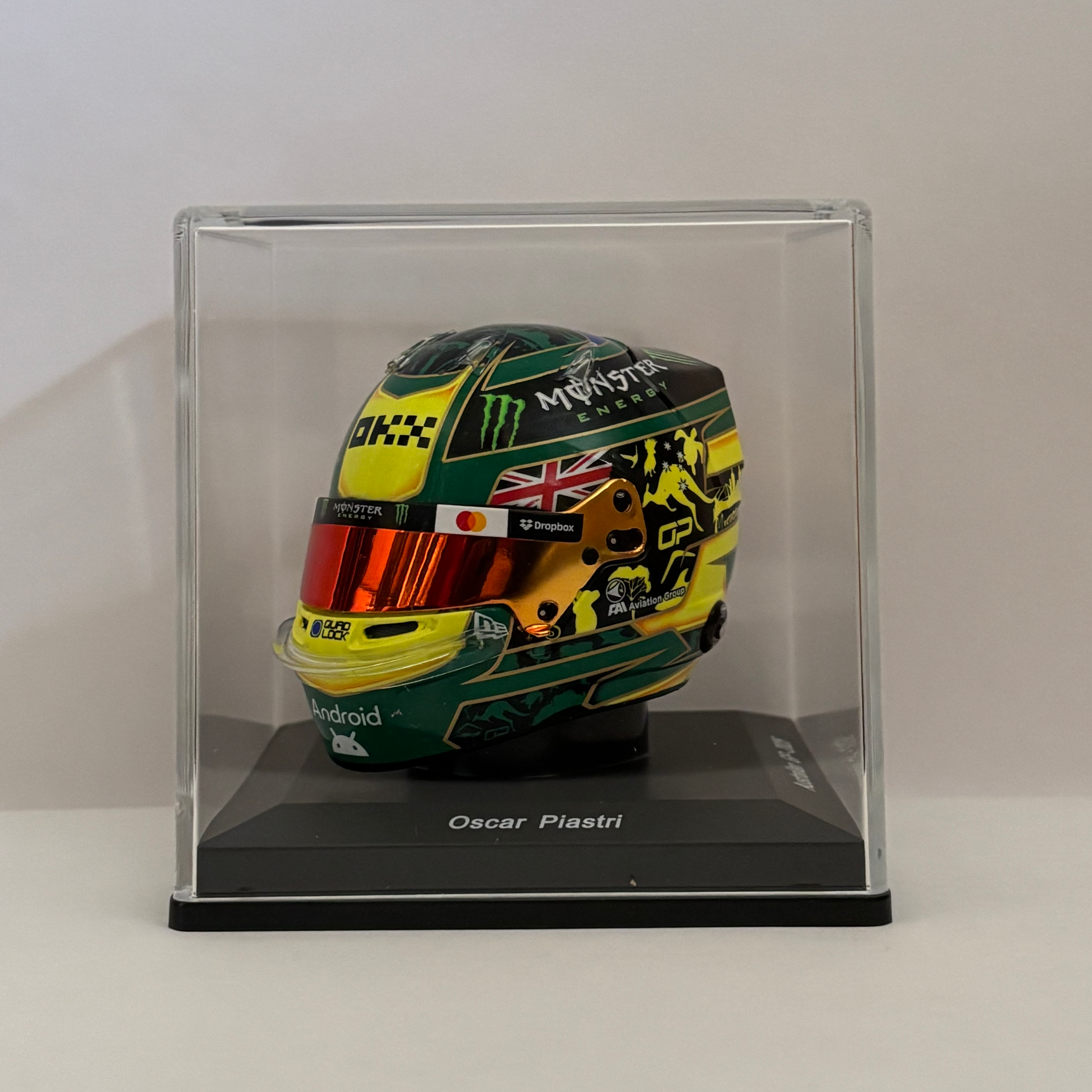 Casque collection F1 1:5 McLaren 2025 Oscar Piastri Spécial Australie