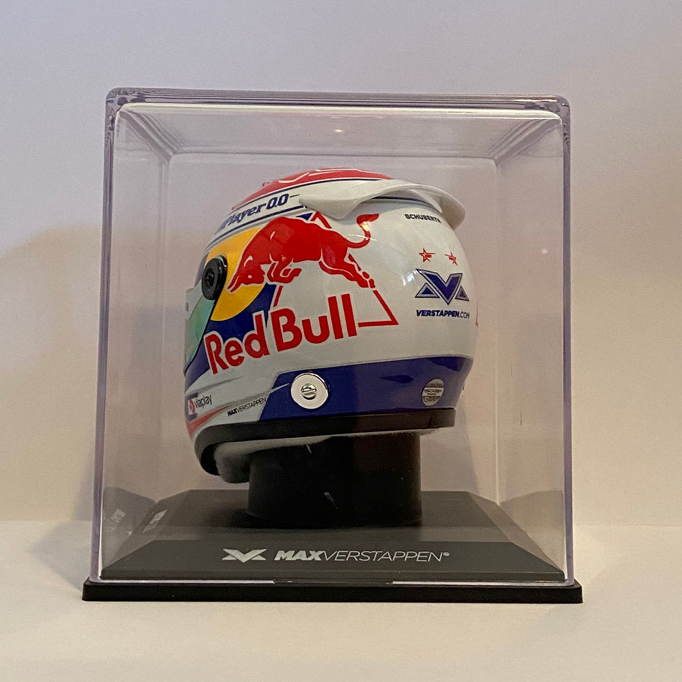 Miniature : Casque collection F1 1:4 Red Bull Max Verstappen 2023 Spécial Rétro