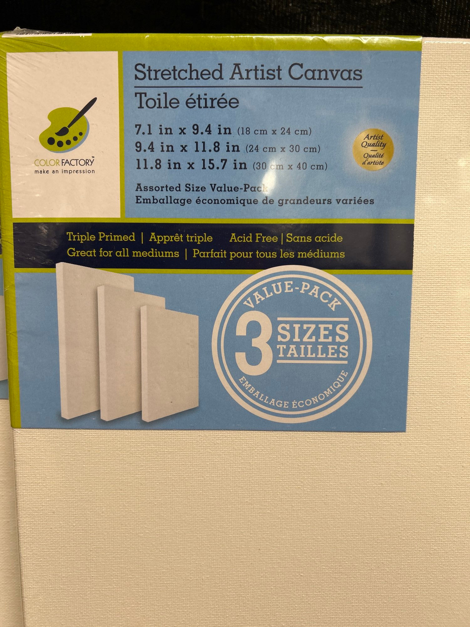 Stretched Canvas Value Pack