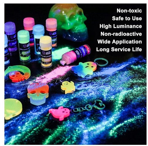 Thumbnail: Glow in the Dark Pigment 12 colors