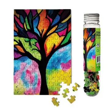 Micro Puzzles Stain Glass Tree