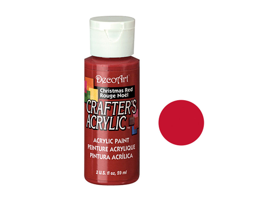 Acrylic Paint: 2oz CHRISTMAS RED