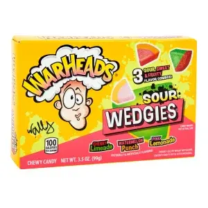 Warheads Sour Wedgies Theater Box