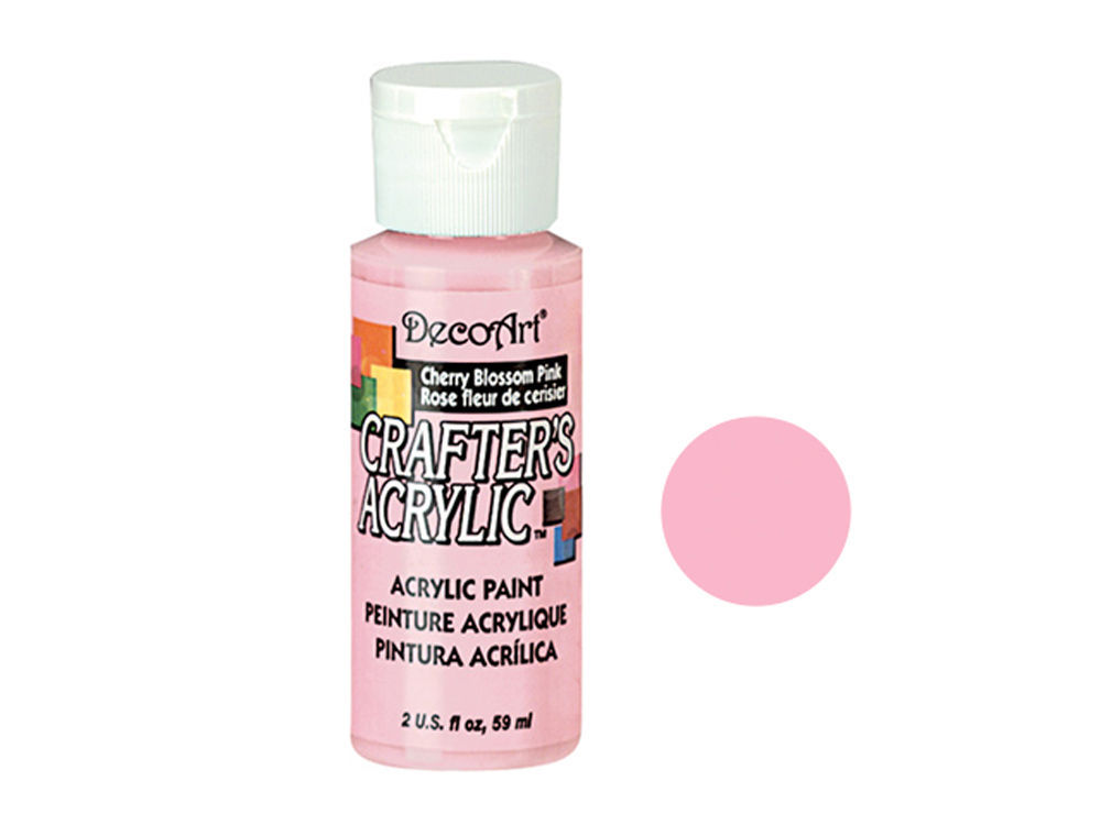 Crafters Acrylic Paint: 2oz Craft & Hobby Pinks and Reds