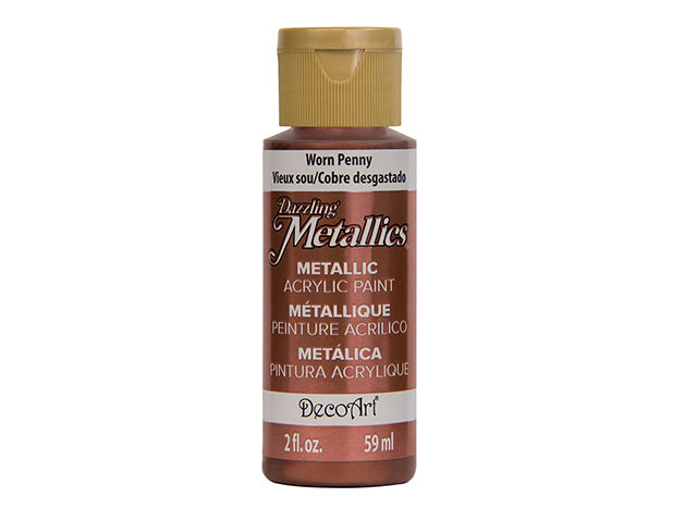 Dazzling Metallics Paint: 2oz All-Purpose Worn Penny