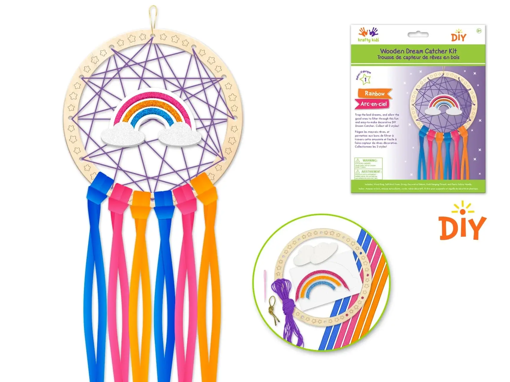Krafty Kid Wooden Dream Catcher