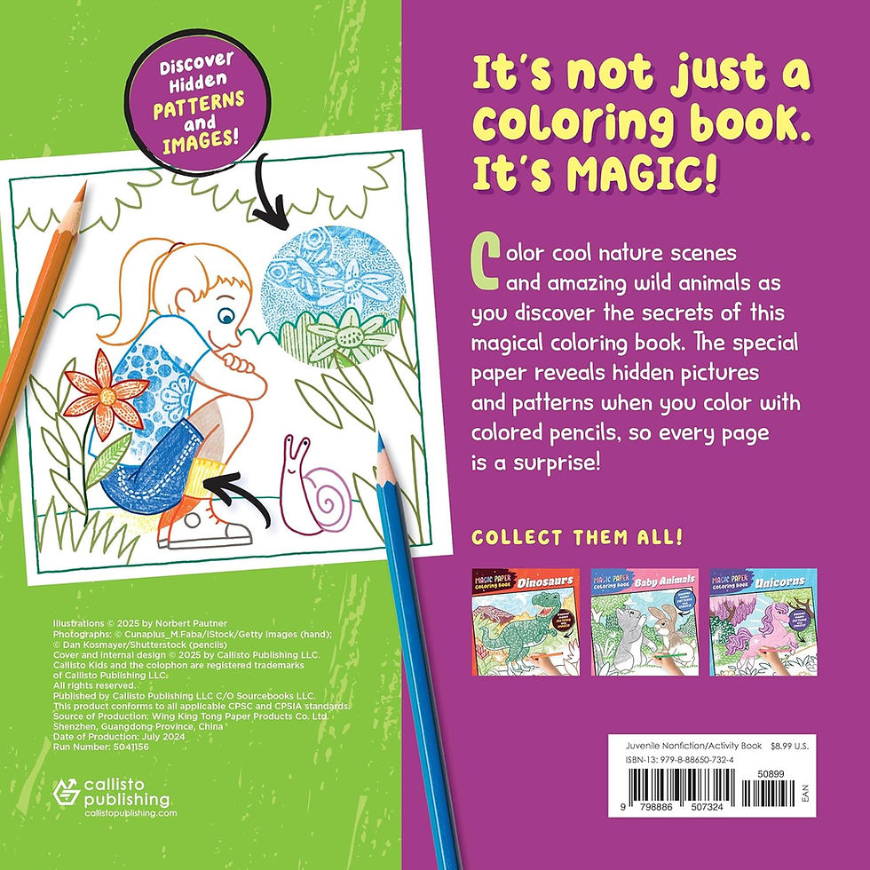 Thumbnail: Magic Paper Coloring Book: Nature