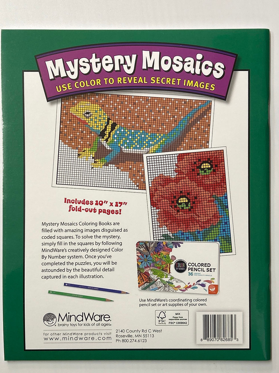 Thumbnail: Mystery Mosaics  - Book 3 Color By Number
