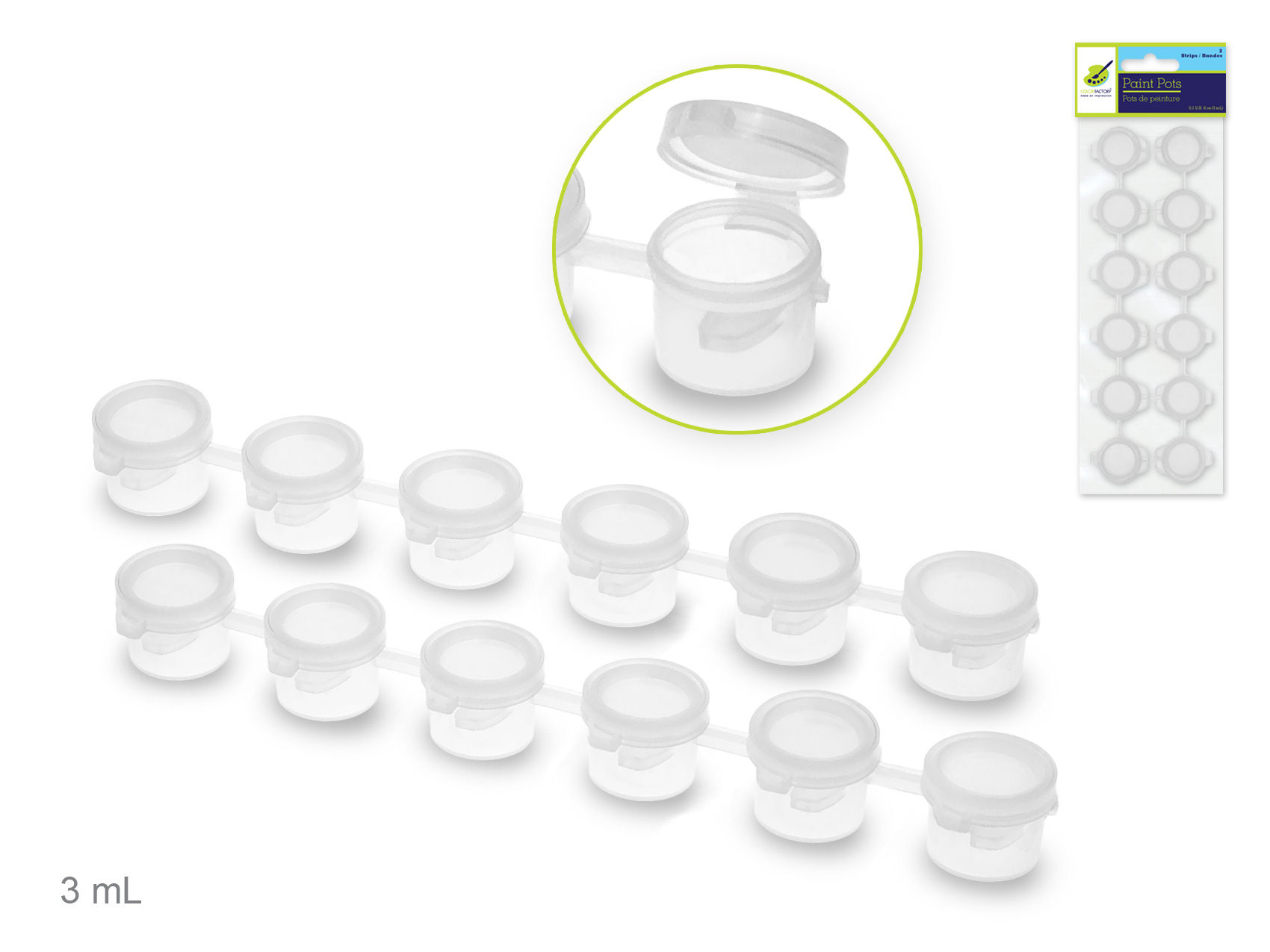 Paint Pots: 6-Pot Strip x2 3ml