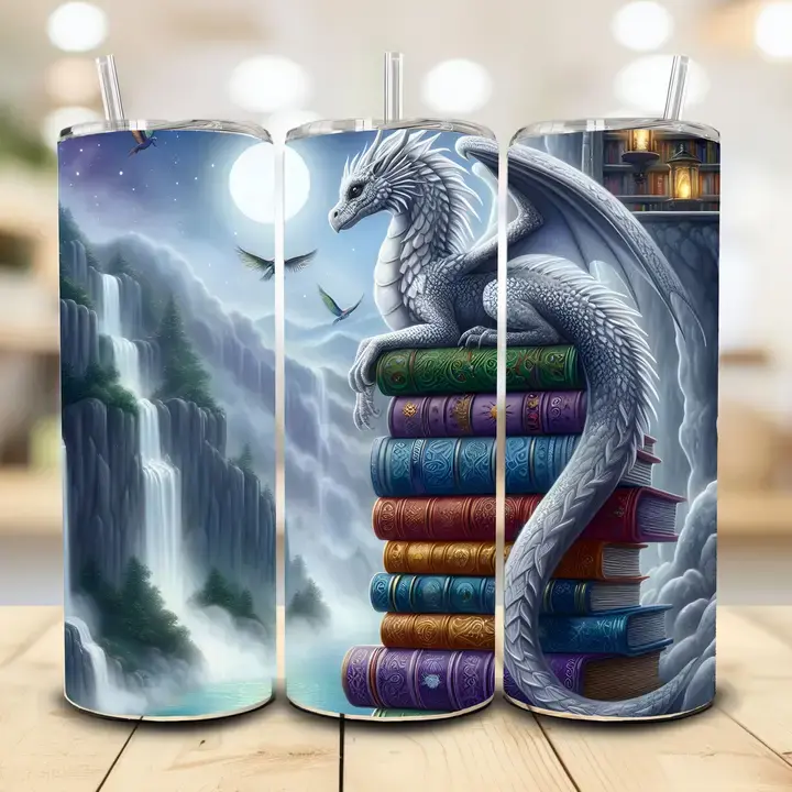 Book Lover's Tumbler, 20 oz. Stainless Steel