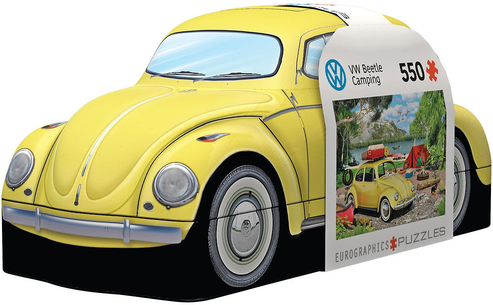 Thumbnail: VW Beetle Camping 550pc Puzzle in Collectible Tin