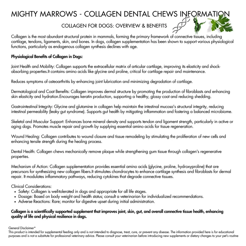 Thumbnail: Mighty Marrows Collagen Dental Chew - Bacon - small