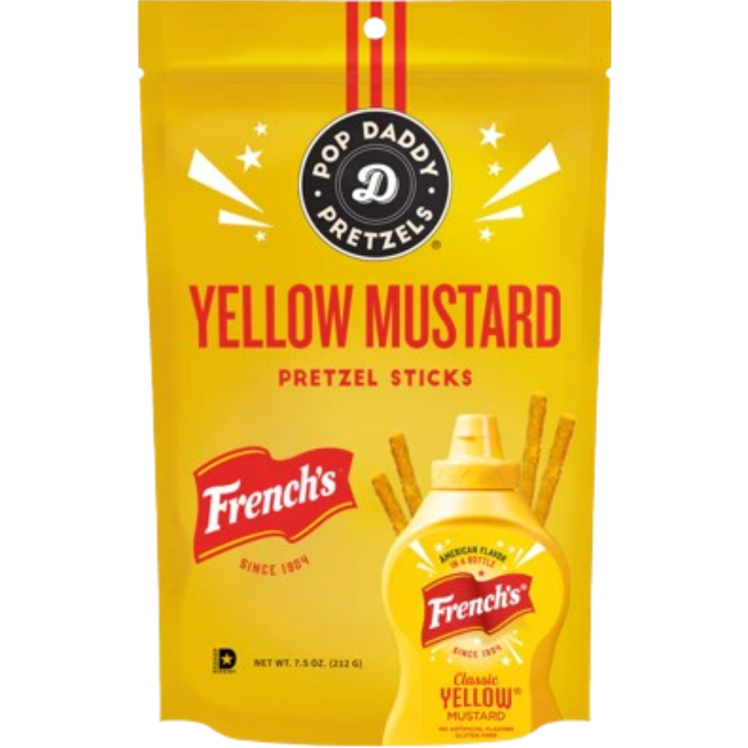 Pop Daddy French’s Mustard Pretzels