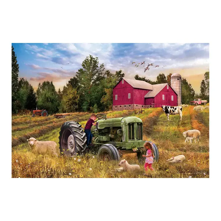 Tractor Tin 550pc Puzzle in Collectors Tin