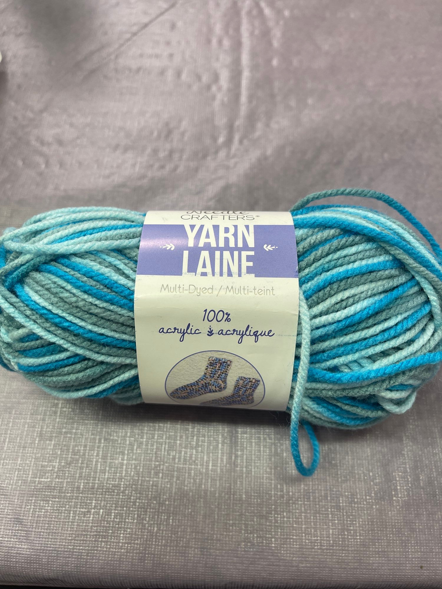 Needle Crafts Multi Dyed Country Blues