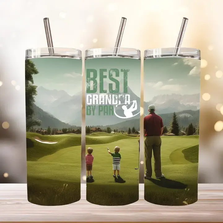 Grandad Golf Tumbler, 20 oz. Stainless Steel