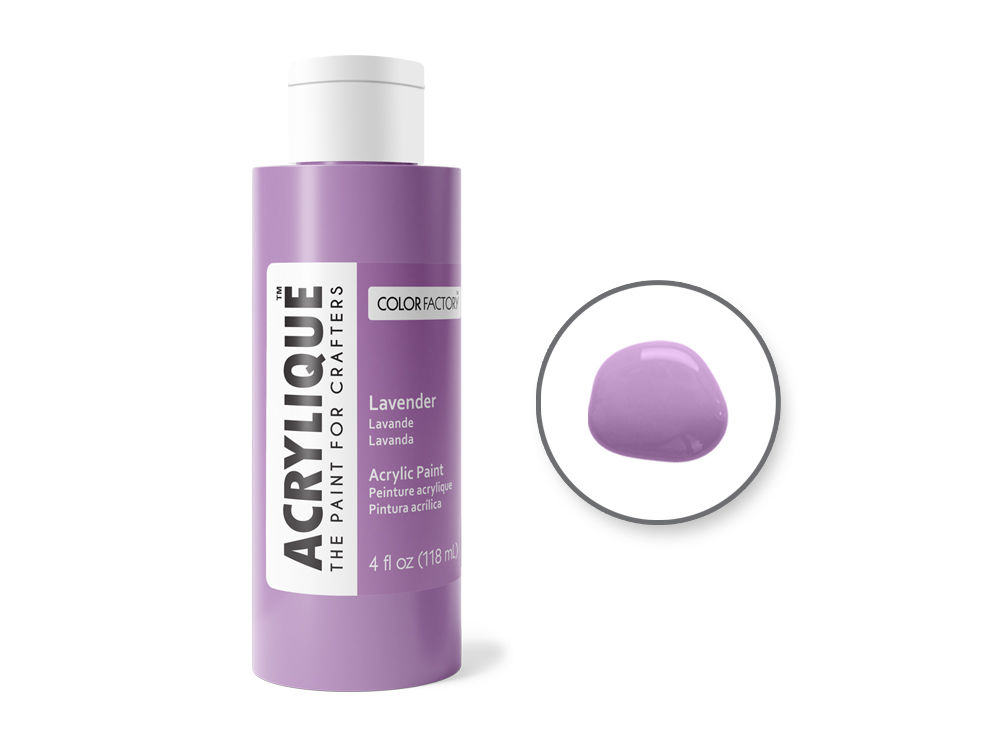 Color Factory: 4oz Acrylique Paint Purples & Pinks