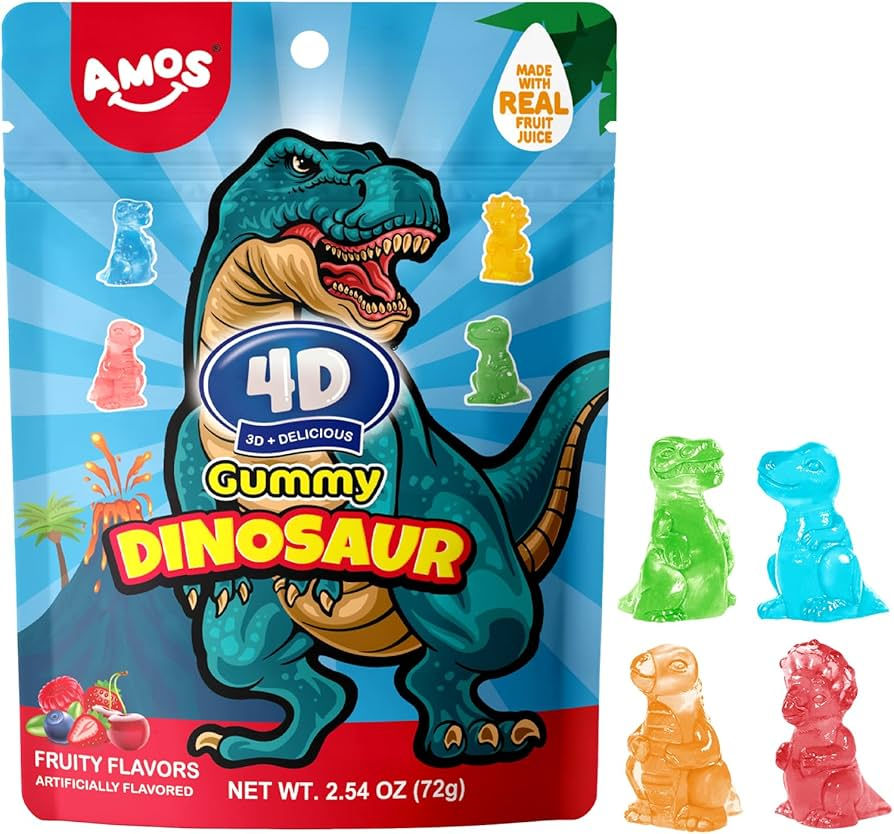 Amos 4D Gummy Dinosaur