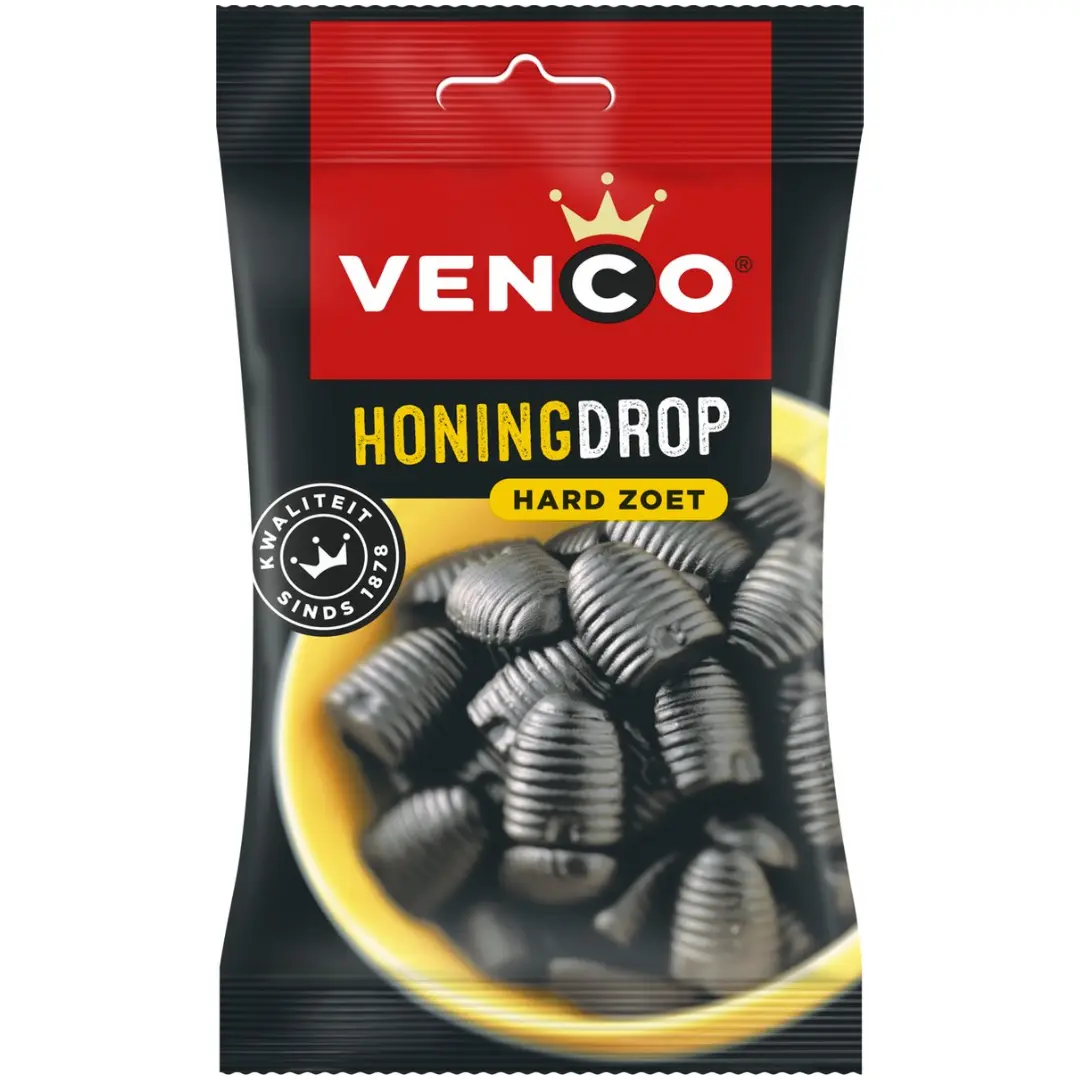Venco Red Band Licorice Honingdrop Honey