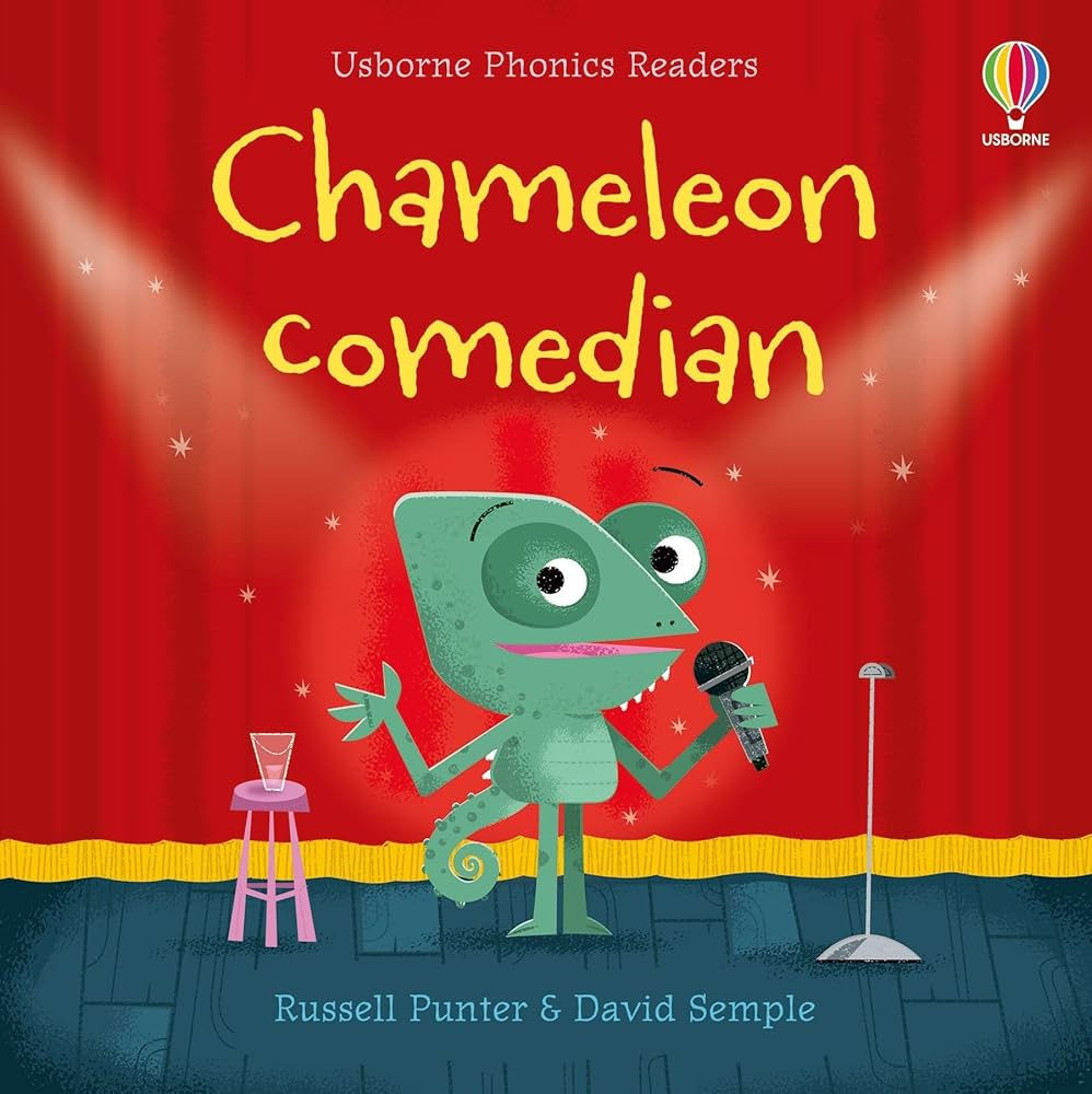 Chameleon Comedian – Usborne Phonics Readers