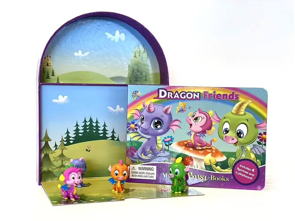 Thumbnail: Dragon Friends Mini Busy Books