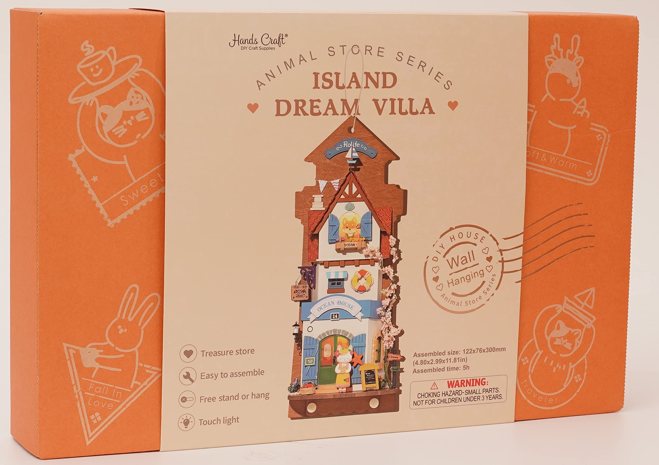DIY Miniature Wall Hanging Kit: Island Dream Villa