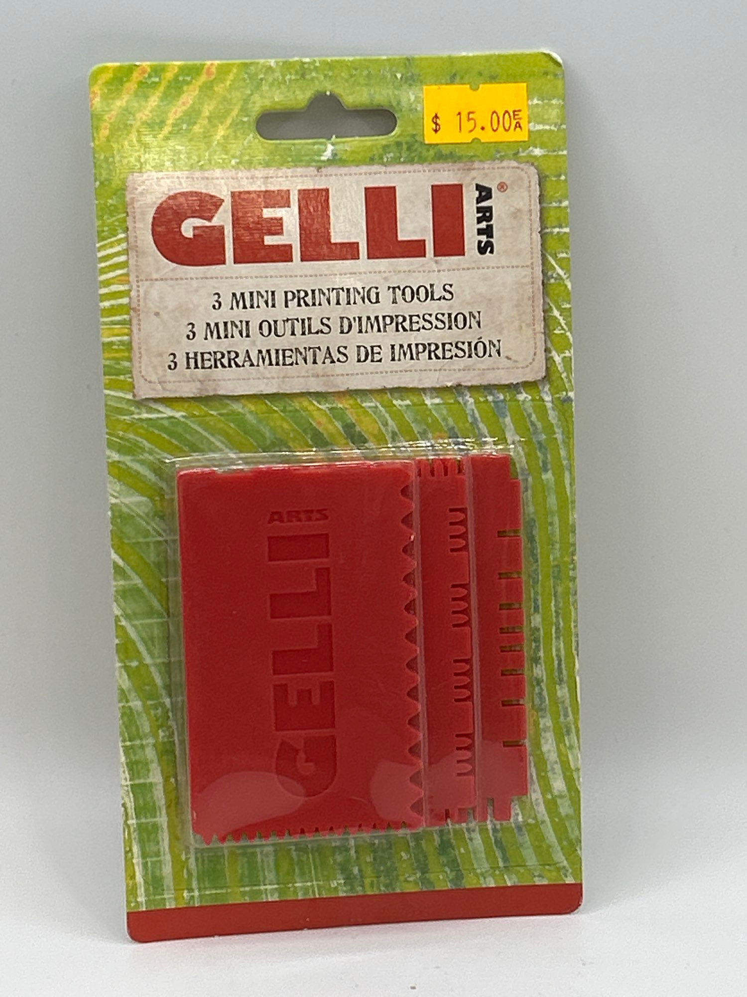 Gelli Arts Printing Tools 3 pc