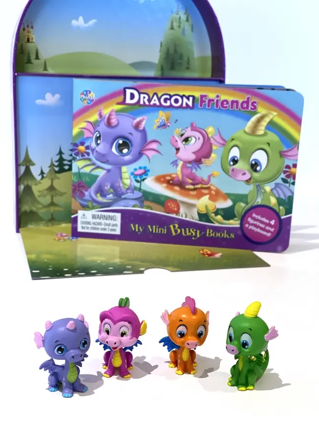 Thumbnail: Dragon Friends Mini Busy Books