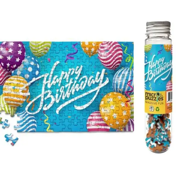 Micro Puzzles Happy Birthday Balloons